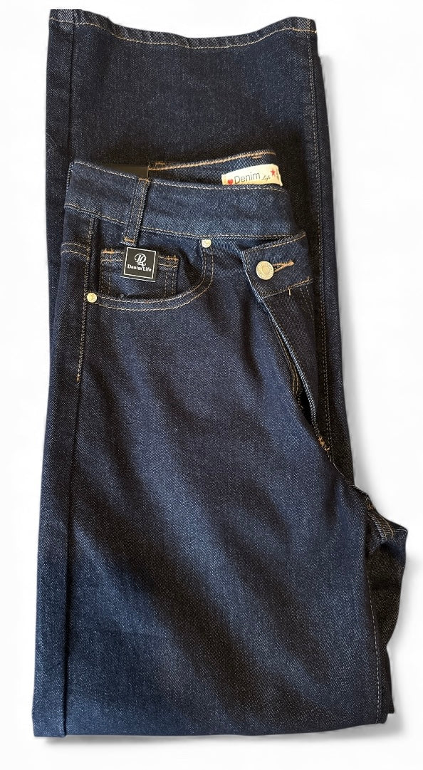 Jean Droit Asymétrique – Taille Mi-Haute
" Grande Taille "