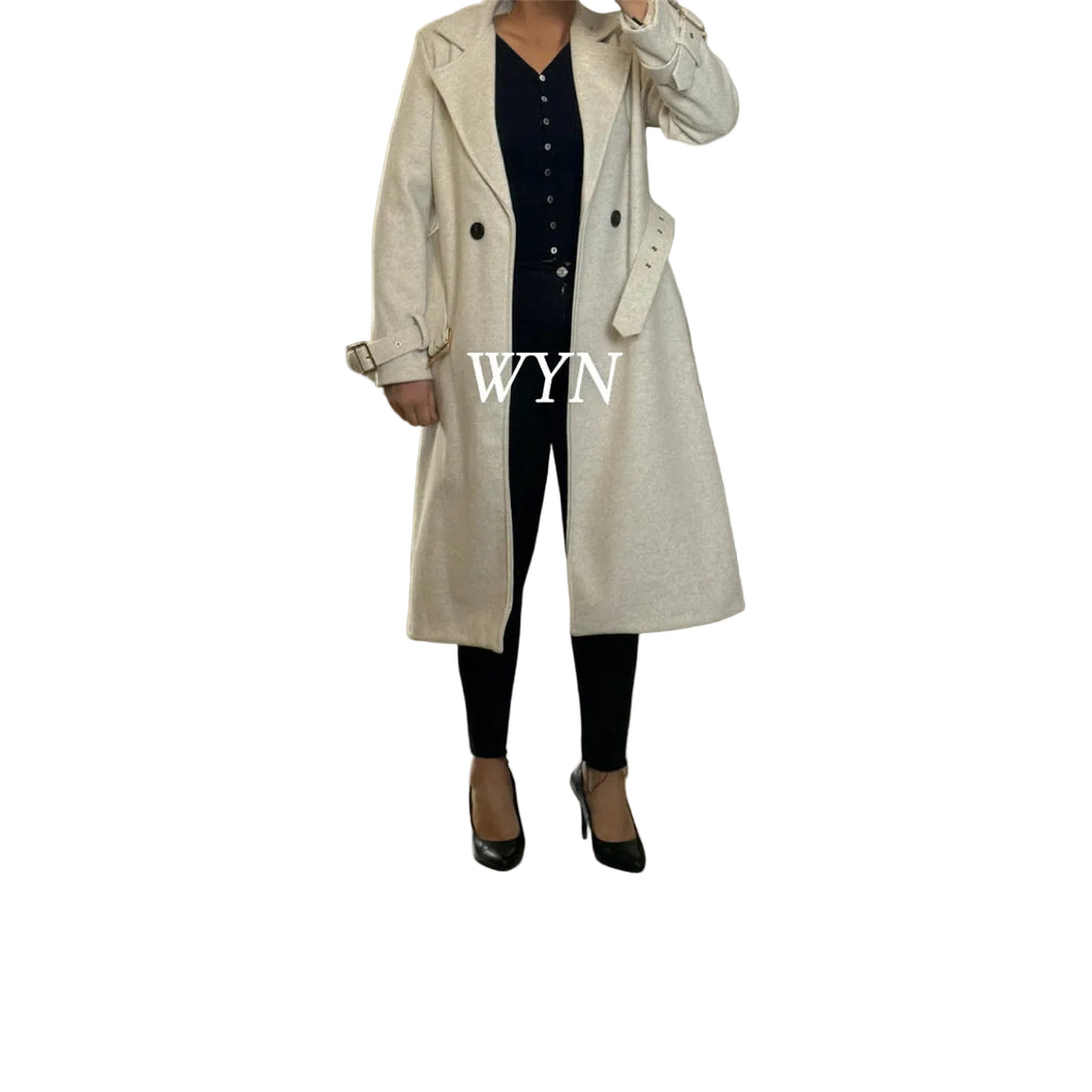 Manteau Ceinturé ivoire