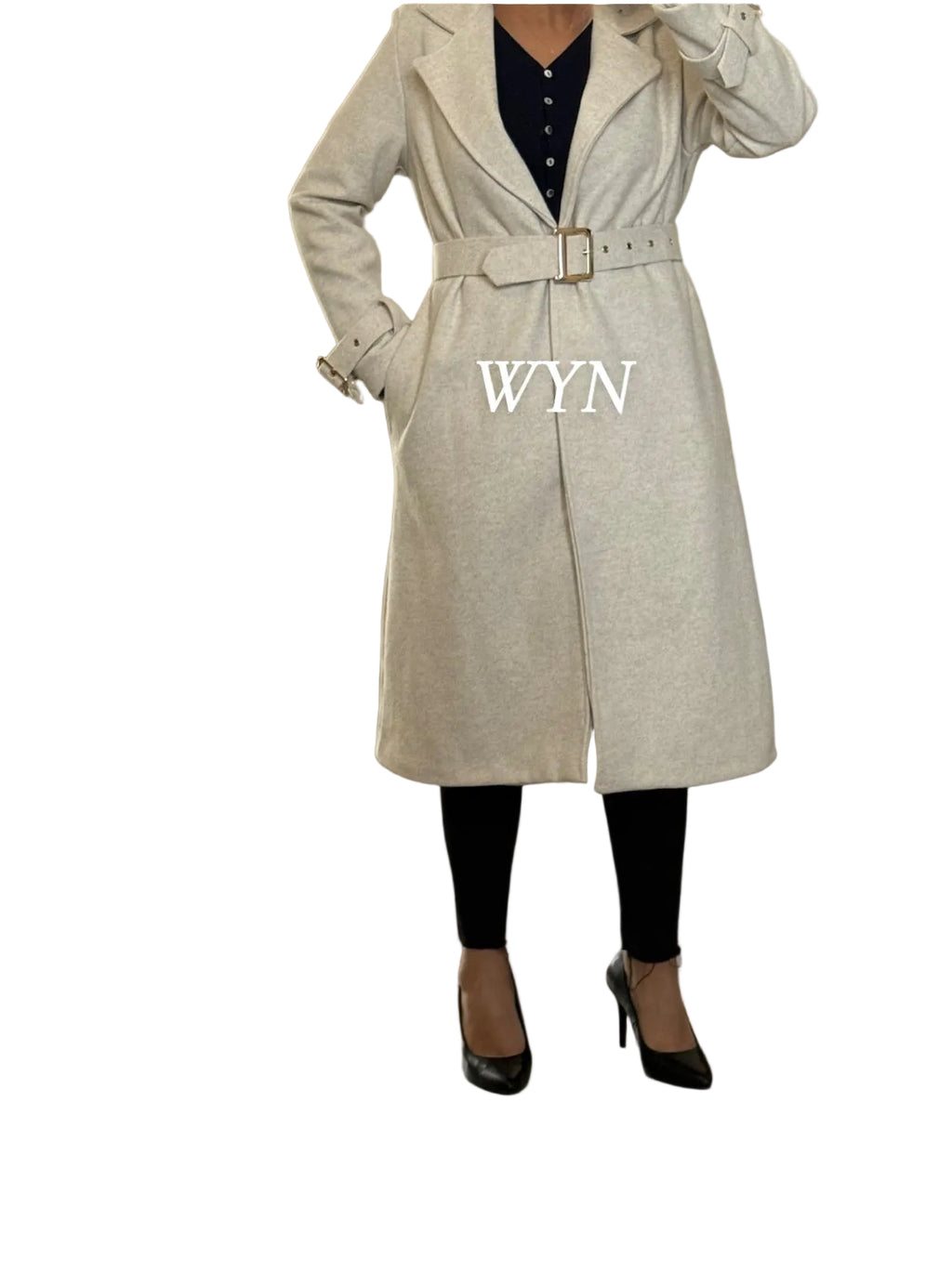 Manteau Ceinturé ivoire