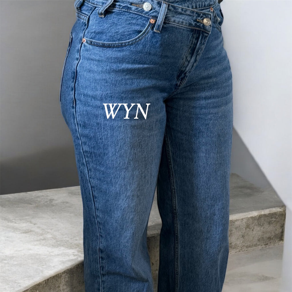 Jean Droit Asymétrique – Stretch & Stylé