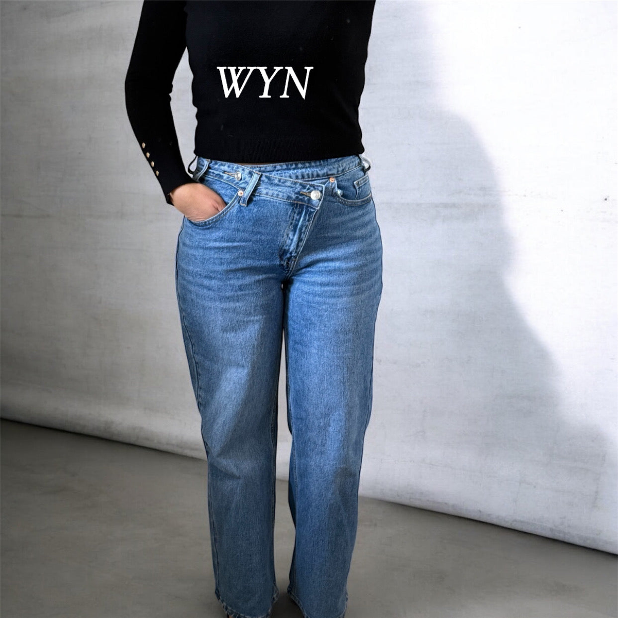 Jean Droit Asymétrique – Stretch & Stylé