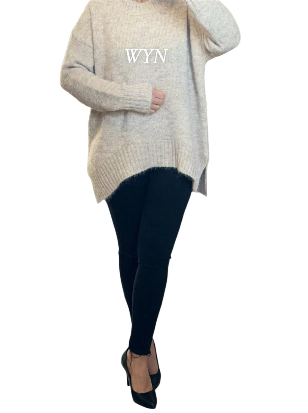 Pull Oversize en Maille Douce – Col Rond